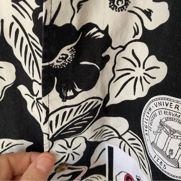 Vintage Reyn Spooner Georgia Bulldogs Hawaiian Button Down Shirt Size XL Black - Picture 6 of 6